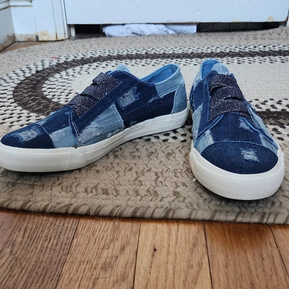 Blowfish Marley Patchwork Denim Sneakers
